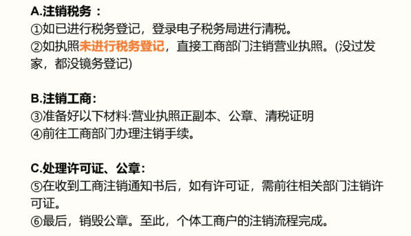 郑州个体工商户营业执照注销流程！ 工商注销 第2张